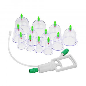 Вакуумные массажные банки (набор 12 шт.)